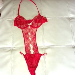 Sale❗️⬇️LA SENZA Red sexy bodysuit lingerie